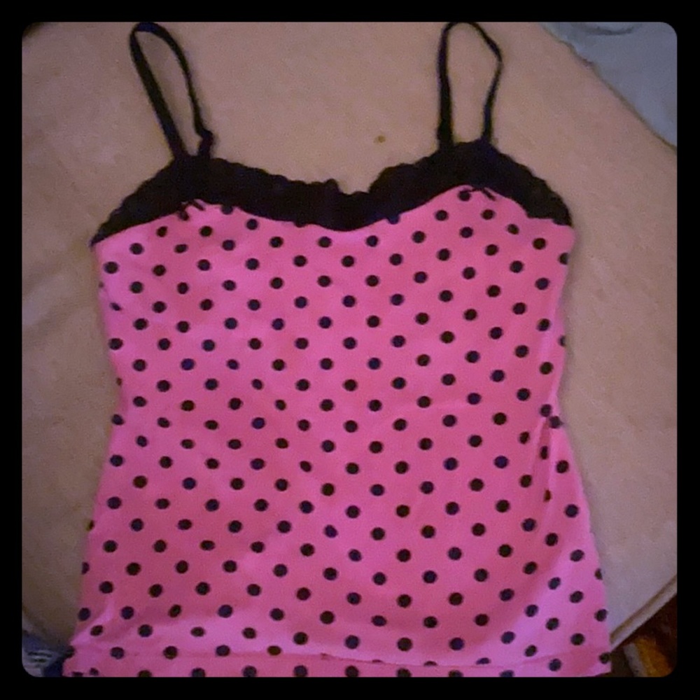 Polka dot tank top